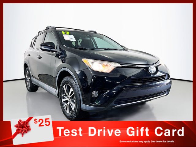 Black 2017 Toyota RAV4 XLE SUV / Crossover Front-Wheel Drive 6-Speed Automatic
