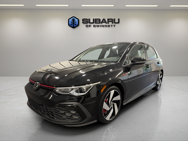 Deep Black Pearl 2024 Volkswagen Golf GTI Hatchback Front-Wheel Drive 7-Speed Dual Clutch