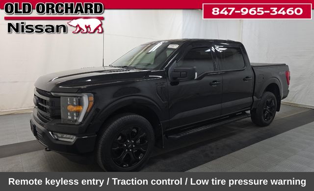 Black 2023 Ford F-150 XLT SuperCrew 4WD Pickup Truck Four-Wheel Drive Automatic