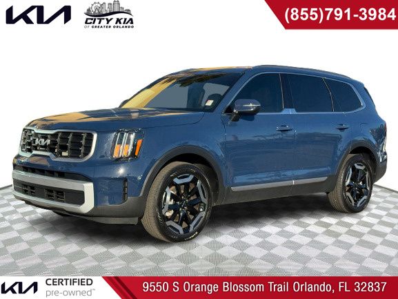 Midnight Lake Blue 2024 Kia Telluride S FWD SUV / Crossover Front-Wheel Drive 8-Speed Automatic