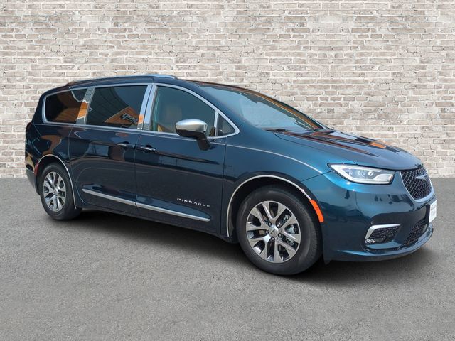 Blue Pearl 2025 Chrysler Pacifica Hybrid Minivan Front-Wheel Drive Continuously Variable Transmission