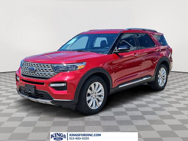 Red Metallic 2020 Ford Explorer SUV / Crossover All-Wheel Drive Automatic