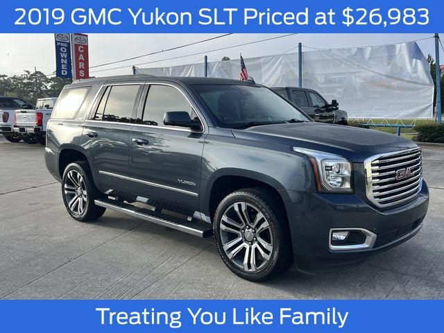 Gray (Dark Sky Metallic) 2019 GMC Yukon SUV / Crossover 4X2 6-Speed Automatic Overdrive