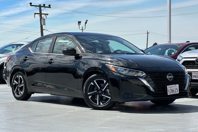 Super Black 2024 Nissan Sentra Sedan Front-Wheel Drive Continuously Variable Transmission