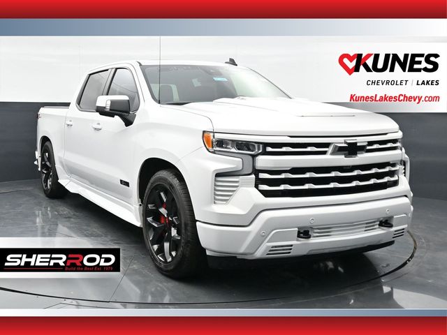 Summit White 2025 Chevrolet Silverado 1500 RST Crew Cab 4WD Pickup Truck Four-Wheel Drive Automatic