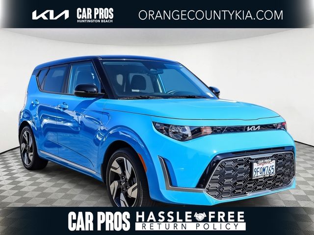 Surf Blue w/Black Roof 2023 Kia Soul GT-Line FWD SUV / Crossover Front-Wheel Drive Continuously Variable Transmission