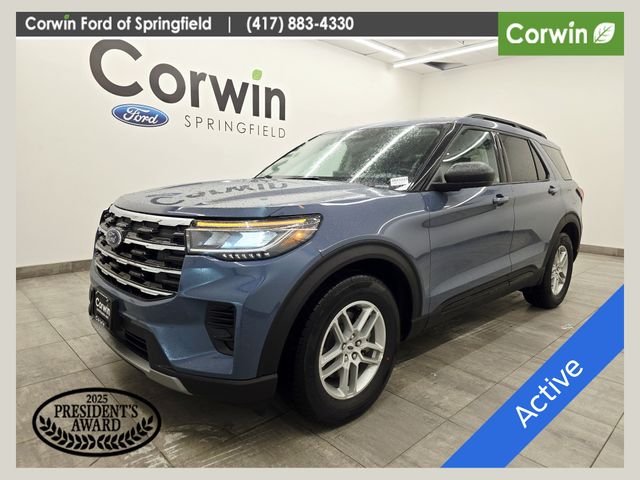 Vapor Blue Metallic 2026 Ford Explorer SUV / Crossover Rear-Wheel Drive Automatic