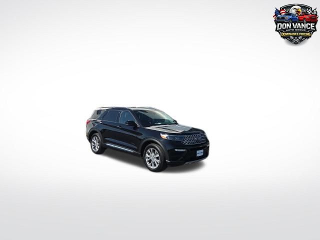 Black Metallic 2023 Ford Explorer Limited AWD SUV / Crossover All-Wheel Drive Automatic