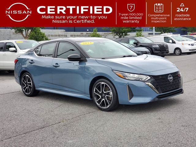 Gray Metallic 2024 Nissan Sentra Sedan Front-Wheel Drive Continuously Variable Transmission
