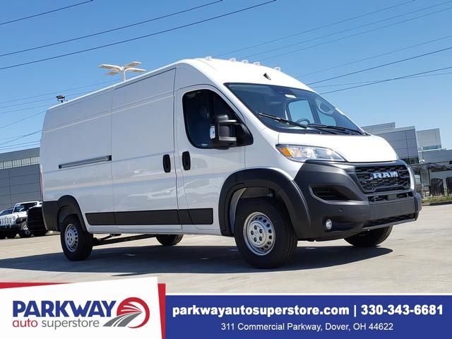 Bright White Clearcoat 2026 RAM ProMaster 2500 Tradesman 159 High Roof Cargo Van FWD Van Front-Wheel Drive 9-Speed Automatic