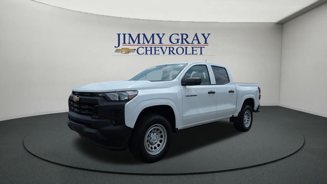 Summit White 2024 Chevrolet Colorado Work Truck Crew Cab RWD Pickup Truck 4X2 8-Speed Automatic