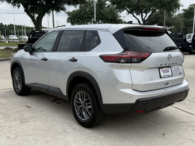 2024 Nissan Rogue S Silver at Central Houston Nissan