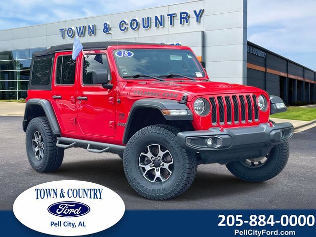 Firecracker Red Clearcoat 2018 Jeep Wrangler SUV / Crossover Four-Wheel Drive 8-Speed Automatic