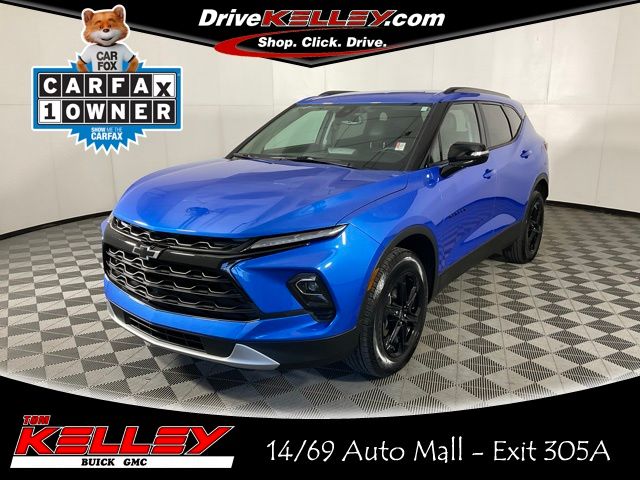 Riptide Blue Metallic 2024 Chevrolet Blazer 3LT FWD SUV / Crossover Front-Wheel Drive 9-Speed Automatic Overdrive