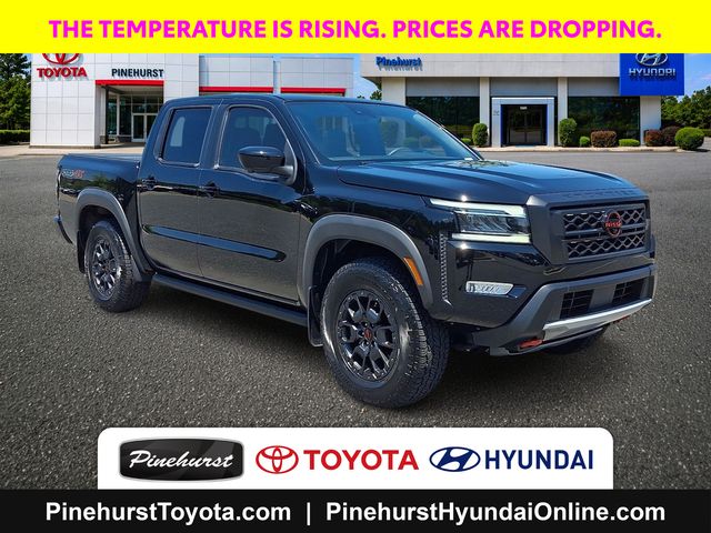 Black 2024 Nissan Frontier Pickup Truck Four-Wheel Drive 9-Speed Automatic Overdrive
