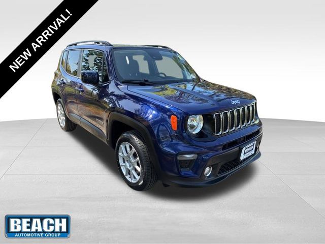 Jetset Blue Clearcoat 2021 Jeep Renegade Latitude 4WD SUV / Crossover Four-Wheel Drive 9-Speed Automatic