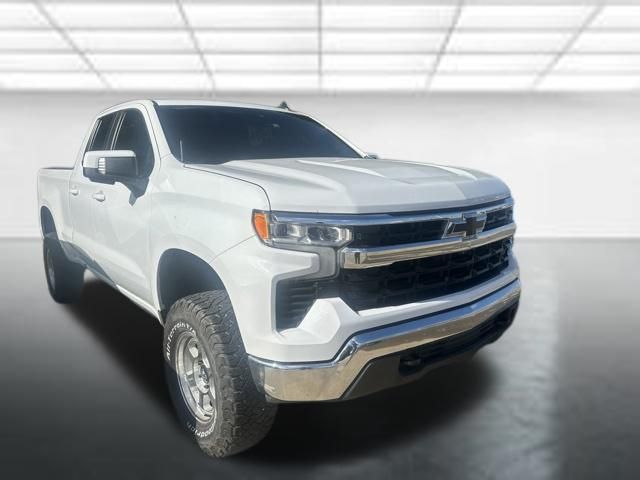 Summit White 2023 Chevrolet Silverado 1500 Pickup Truck Four-Wheel Drive Automatic