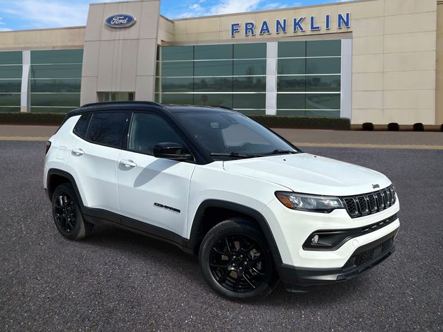Bright White Clearcoat 2024 Jeep Compass Latitude 4WD SUV / Crossover Four-Wheel Drive 8-Speed Automatic
