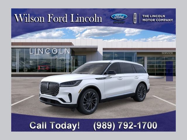 Pristine White Metallic Tri-Coat 2026 Lincoln Aviator SUV / Crossover All-Wheel Drive Automatic