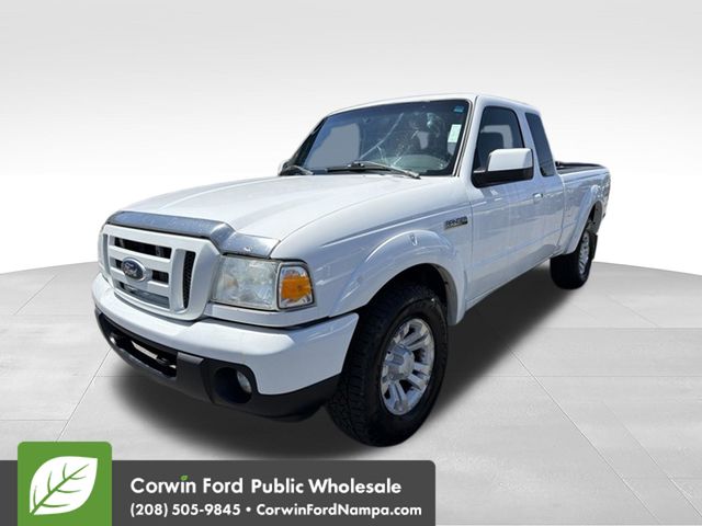 Oxford White 2010 Ford Ranger Pickup Truck Four-Wheel Drive 5-Speed Automatic Overdrive