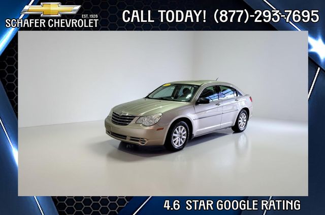 Light Sandstone Metallic Clearcoat/Black Vinyl Top 2008 Chrysler Sebring LX Sedan FWD Sedan Front-Wheel Drive 4-Speed Automatic