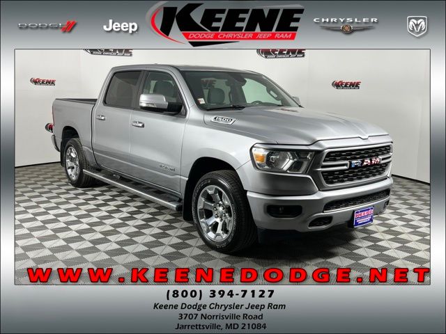 Billet Silver Metallic Clearcoat 2022 RAM 1500 Pickup Truck Four-Wheel Drive 8-Speed Automatic