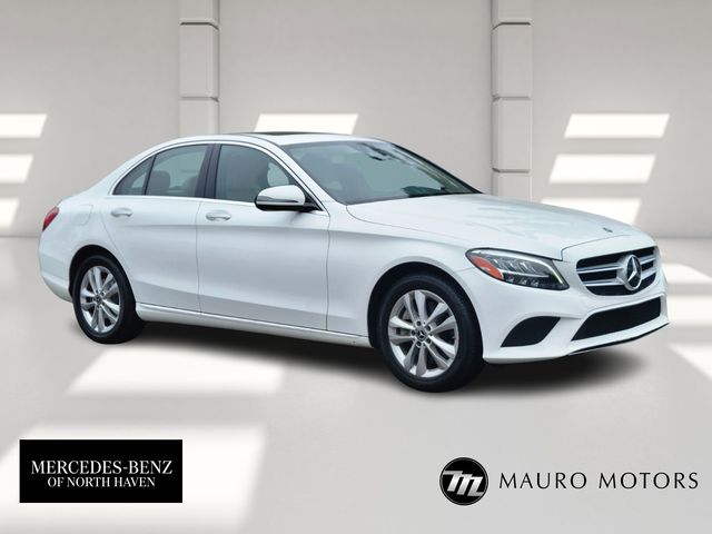 White 2019 Mercedes-Benz C-Class C 300 4MATIC Sedan All-Wheel Drive 9-Speed Automatic