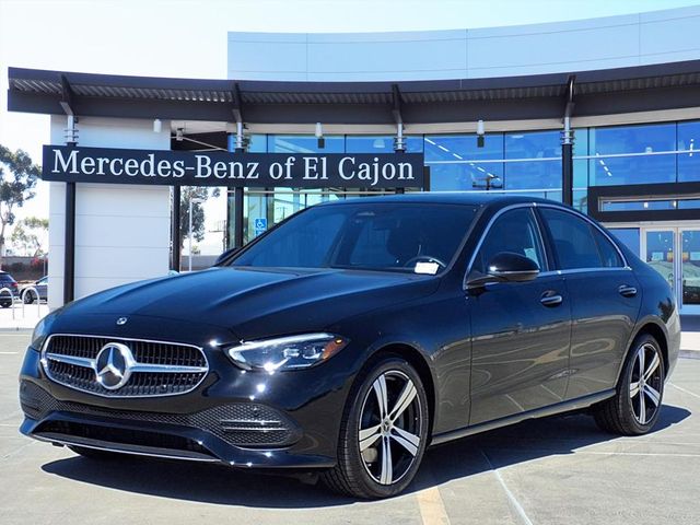 Black 2025 Mercedes-Benz C-Class Sedan All-Wheel Drive 9-Speed Automatic