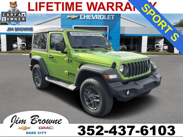 Mojito Clearcoat 2025 Jeep Wrangler SUV / Crossover Four-Wheel Drive 8-Speed Automatic