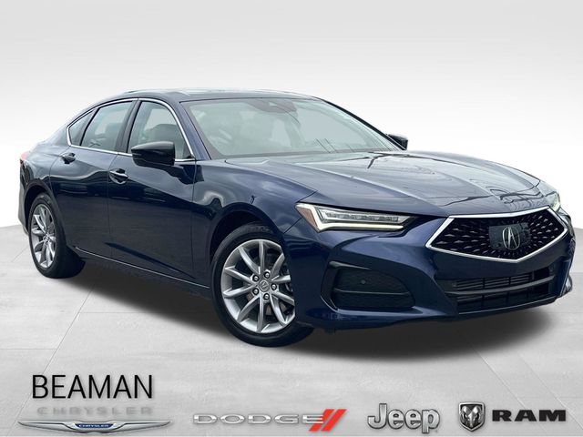 Blue 2022 Acura TLX SH-AWD Sedan All-Wheel Drive Automatic
