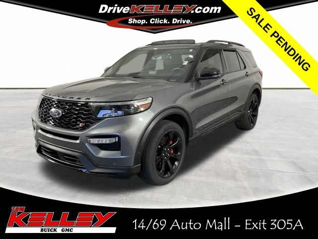 Carbonized Gray Metallic 2022 Ford Explorer SUV / Crossover All-Wheel Drive Automatic