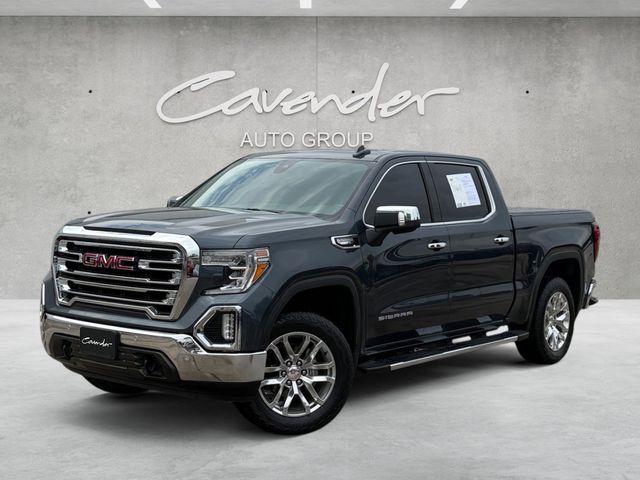 Gray (Dark Sky Metallic) 2020 GMC Sierra 1500 SLT Crew Cab RWD Pickup Truck 4X2 8-Speed Automatic