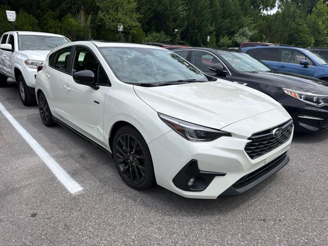 2024 Subaru Impreza 2.5RS White at Rafferty Subaru