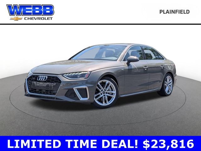 Gray 2024 Audi A4 Sedan All-Wheel Drive 7-Speed Automatic