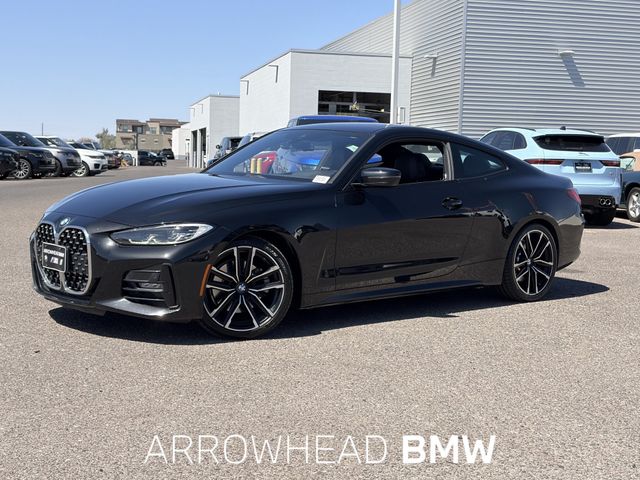 Black Sapphire Metallic 2021 BMW 4 Series Coupe Rear-Wheel Drive 8-Speed Automatic