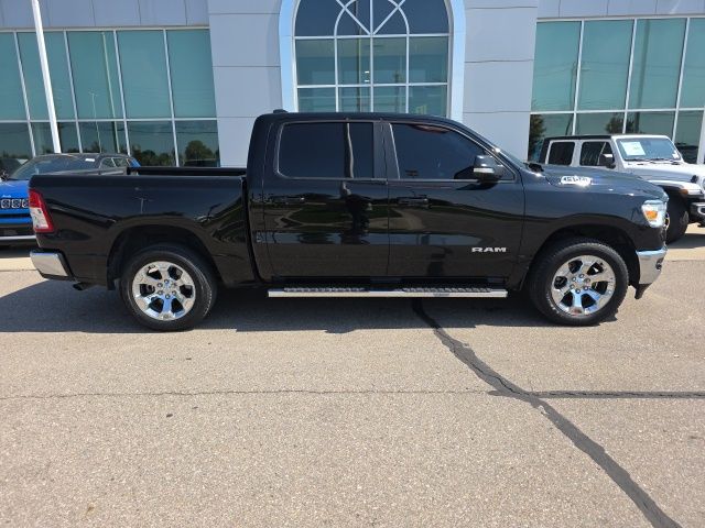 2022 Ram 1500 Big Horn/Lone Star - Diamond Black Crystal Pearlcoat exterior view 4