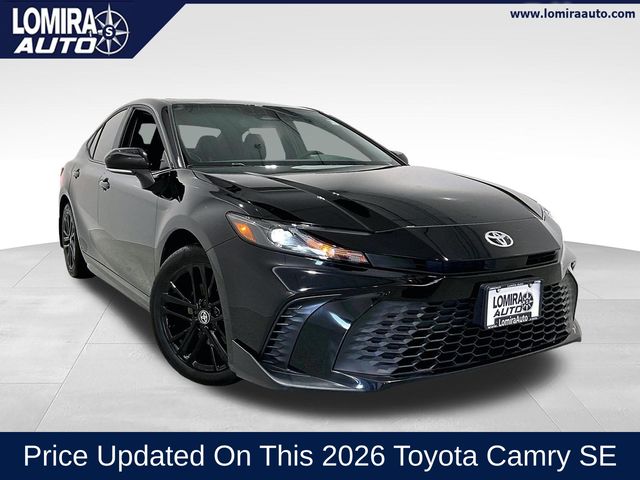 Black 2026 Toyota Camry Sedan All-Wheel Drive Continuously Variable Transmission