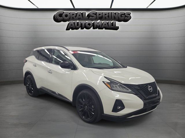 Pearl White Tricoat 2024 Nissan Murano SUV / Crossover Front-Wheel Drive Continuously Variable Transmission