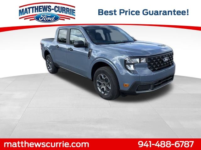 Blue (AZURE GRAY METALLIC TC) 2026 Ford Maverick XLT SuperCrew FWD Pickup Truck Front-Wheel Drive Continuously Variable Transmission