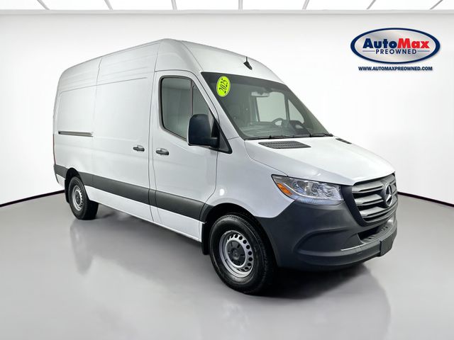 White 2025 Mercedes-Benz Sprinter Cargo 2500 144 RWD Van Rear-Wheel Drive 9-Speed Automatic