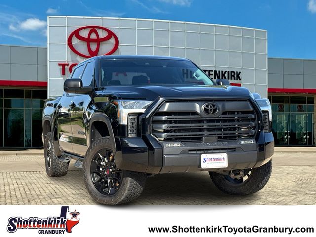Midnight Black Metallic 2024 Toyota Tundra SR5 CrewMax Cab 4WD Pickup Truck Four-Wheel Drive Automatic