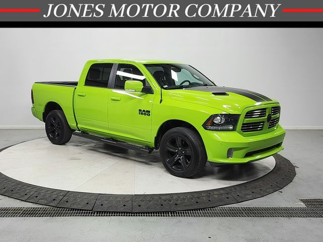 Green (Sublime Metallic Clearcoat) 2017 RAM 1500 Sport Crew Cab 4WD Pickup Truck Four-Wheel Drive Automatic
