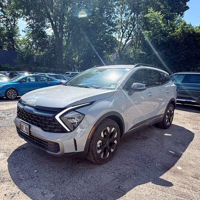 Wolf Gray 2023 Kia Sportage X-Line AWD SUV / Crossover All-Wheel Drive 8-Speed Automatic