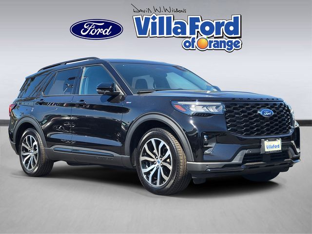 Agate Black Metallic 2025 Ford Explorer ST-Line RWD SUV / Crossover Rear-Wheel Drive Automatic