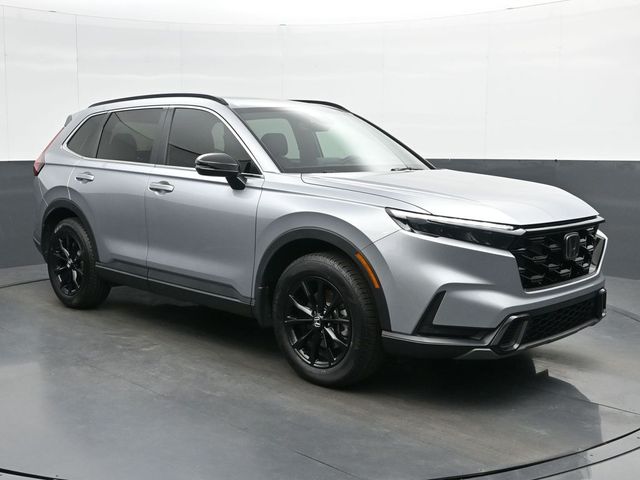 Lunar Silver Metallic 2024 Honda CR-V Hybrid Sport-L AWD SUV / Crossover All-Wheel Drive Continuously Variable Transmission