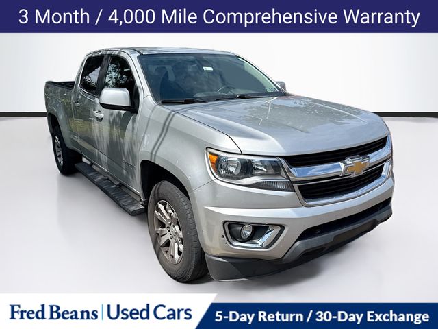 Silver Ice Metallic 2018 Chevrolet Colorado LT Crew Cab 4WD Pickup Truck Four-Wheel Drive 8-Speed Automatic
