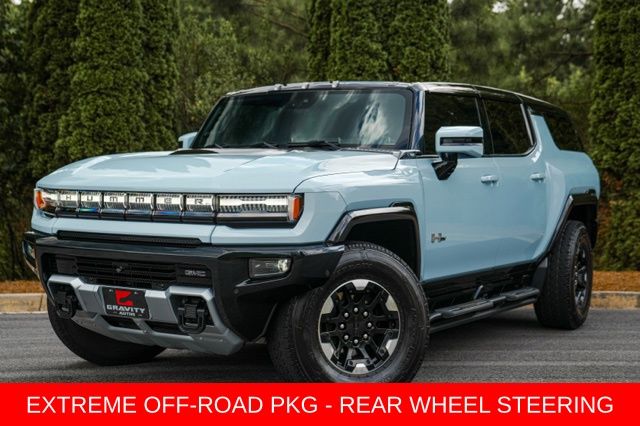 Tide Metallic (Ice Blue) 2025 GMC Hummer EV SUV SUV / Crossover All-Wheel Drive 1-Speed Automatic