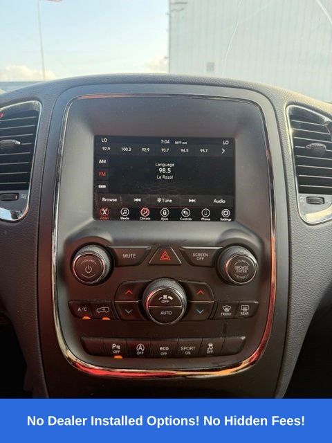 2019 Dodge Durango GT White at Texan Dodge Chrysler Jeep Ram
