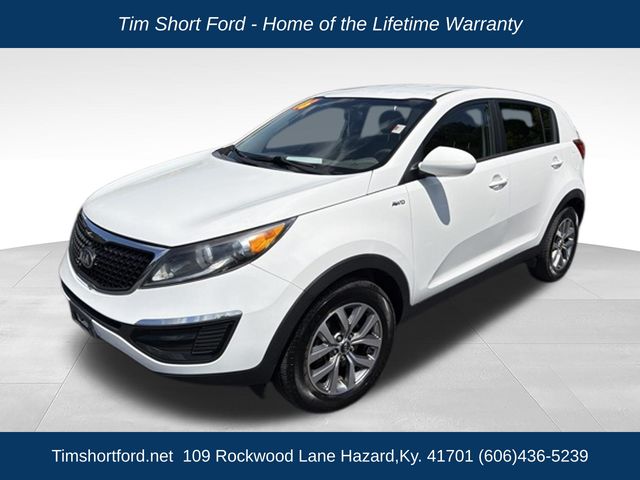 Clear White 2016 Kia Sportage SUV / Crossover All-Wheel Drive 6-Speed Automatic