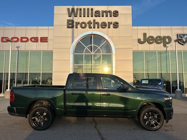 2026 Ram 1500 Laramie - Serrano Green Metallic exterior view 3